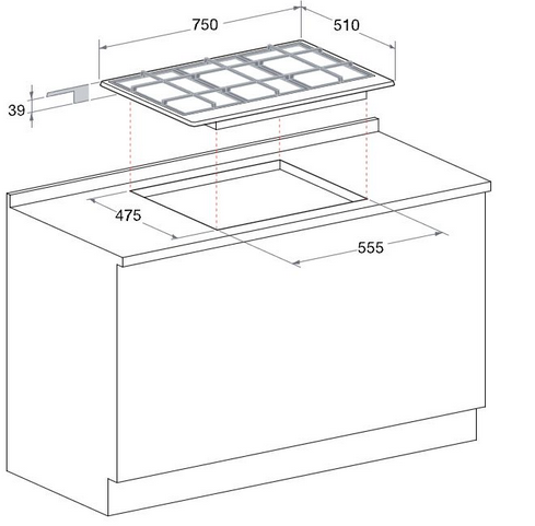 ARISTON/阿里斯顿燃气灶PK750RTGH